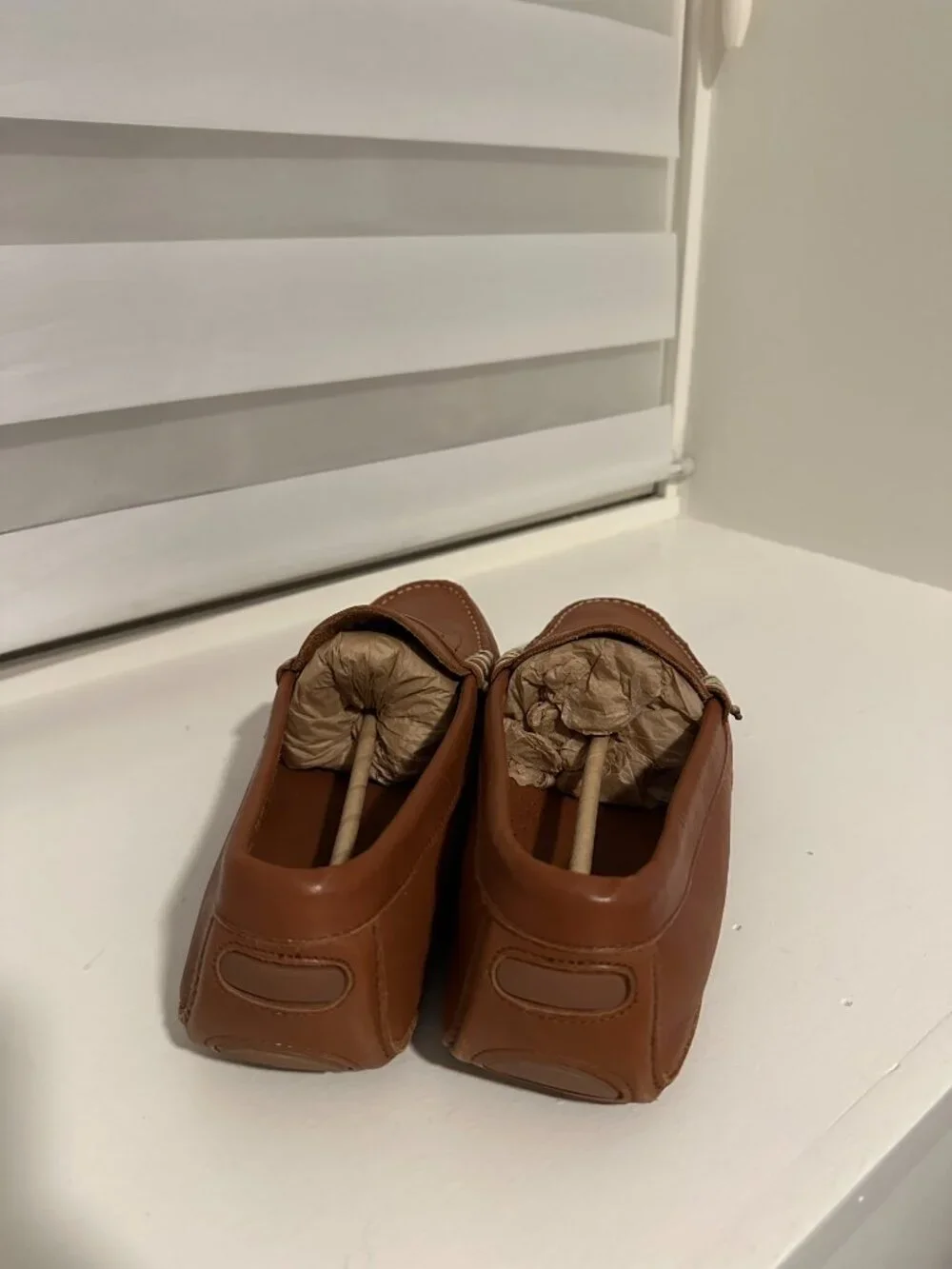 Allen Edmonds Daytona Loafers Brown Leather Size 12 Includes Original Box